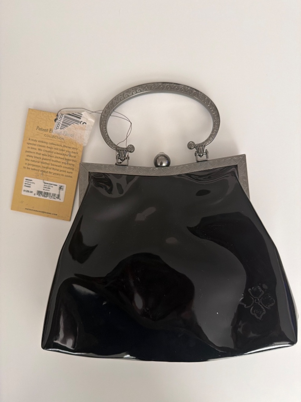 patrica nash giulietta black handbag - Picture 2 of 4